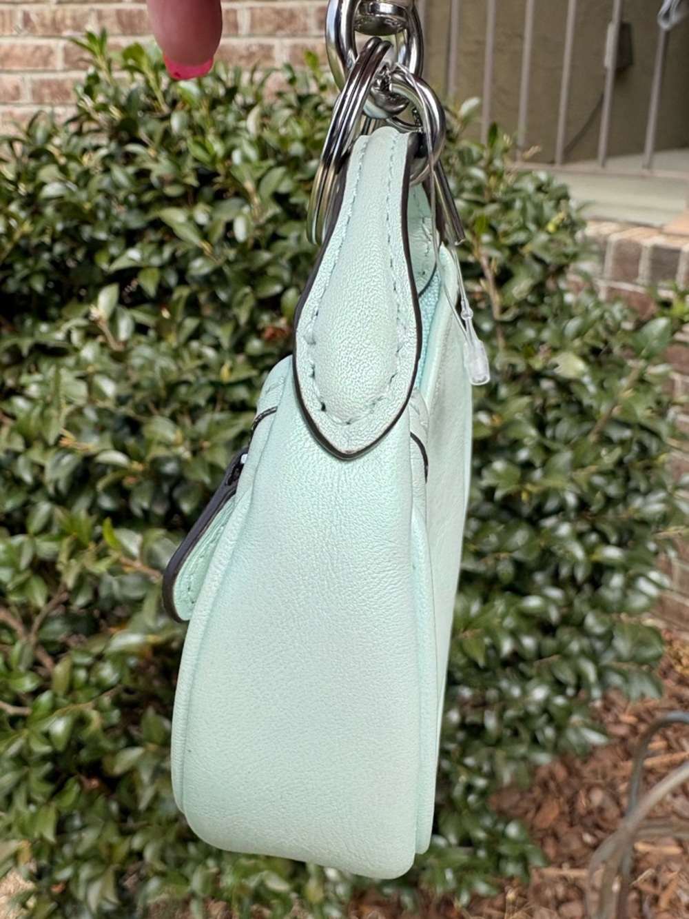 Coach Mini Carmen Bag Charm Mint NWOT - Picture 4 of 11